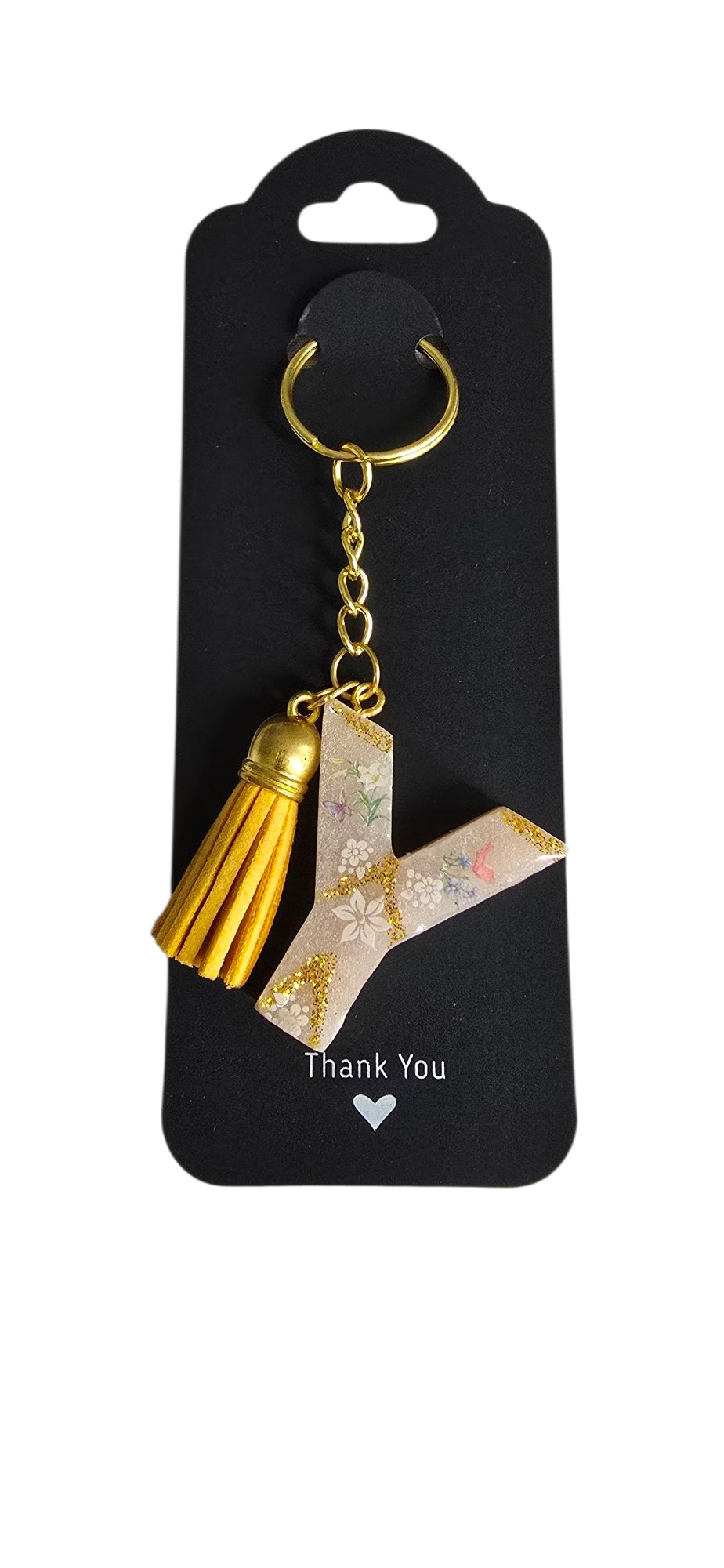 Letter "Y" Keychain