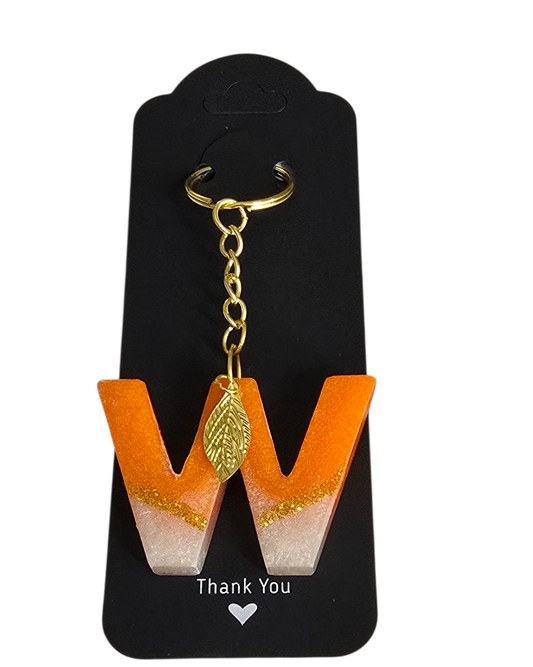 Letter "W" Keychain