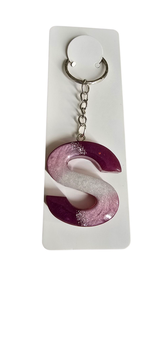Letter "S" Keychain