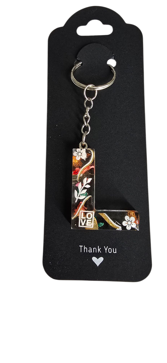 Letter "L" Keychain