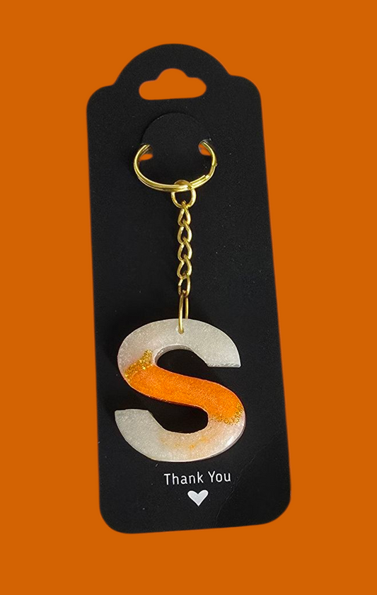 Letter "S" Keychain