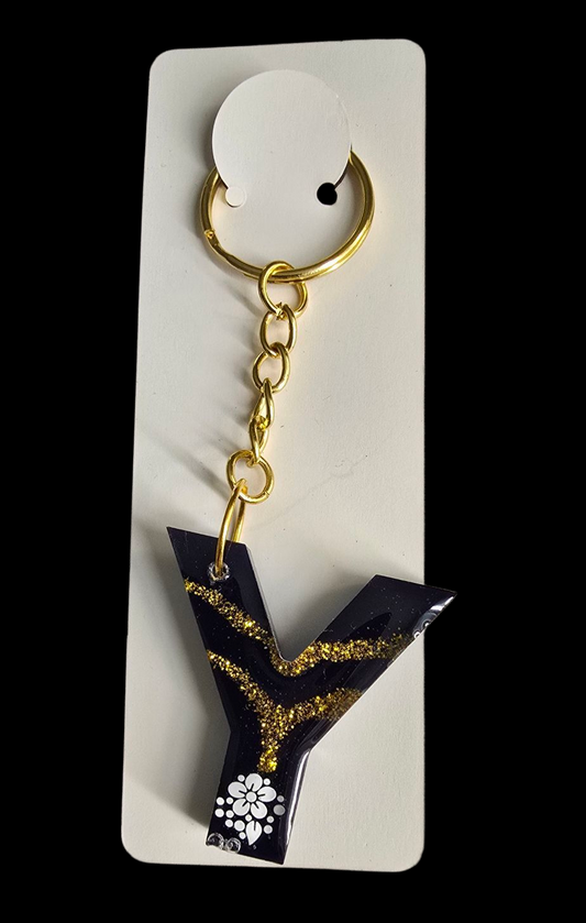 Letter "Y" Keychain