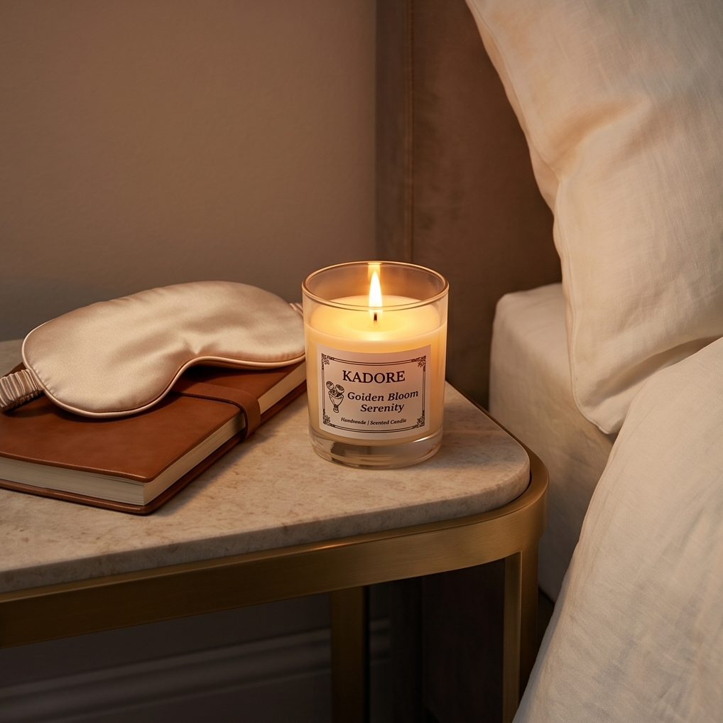 handcrafted floral candles